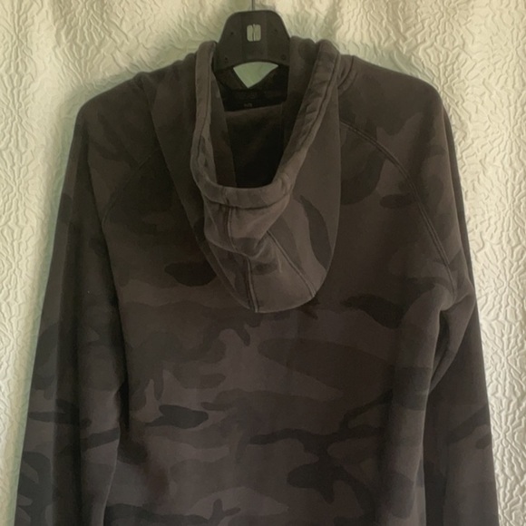 Men's Black Camouflage Hoodie - Picture 2 of 4